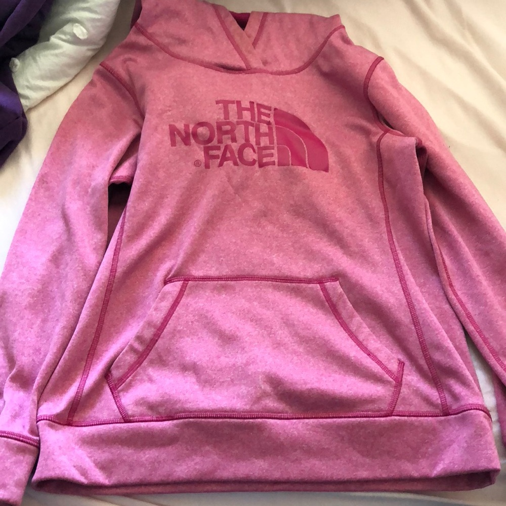 The North Face sweatshirt